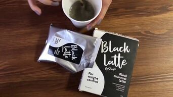 Experiencia con Latte negro con carbón