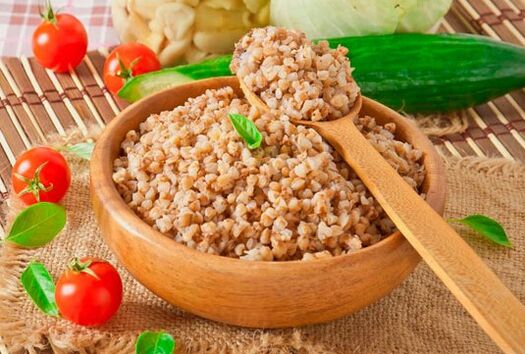 Porridge de trigo mouro