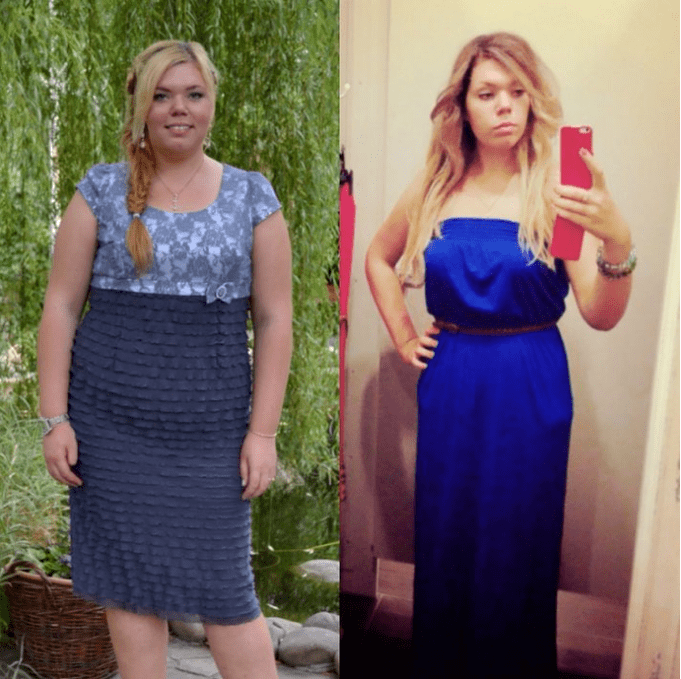 Beba dieta antes e despois